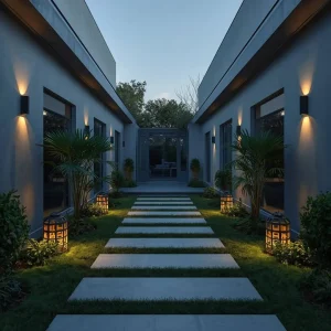 محوطه سازی پنل نما